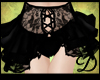 {D} Black Frill Skirt