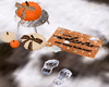 Winter Doormat w/Pumpkin