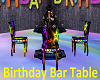 Birthday Bar Table