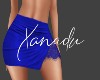 X Lace Skirt RL Blue