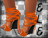 [Ele]Strappy Orange Heel