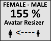 Avatar scaler 155%