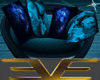 Blue Lounge Chair