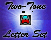 Two-Tone Letter Set (58)