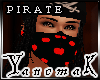 !Yk Bandana Pirate B/R