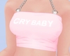 Daa! Cry Baby Top Pinku