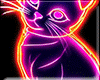 Cat Neon Sing