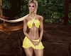 Yellow Silk Bikini