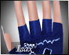 ! LETHAL Blue F Gloves