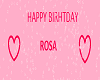 Rosa B-day balloons
