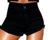 Black Jean Shorts