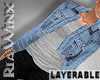 Lt Blue Jean Jacket Layr