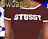 Stussy (Burgundy)