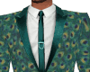 Peacock Jacket w/Tie