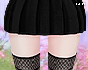 w. Black Skirt + Socks M