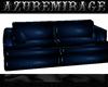 ^AZ^Dark Blue PVC Sofa