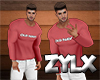 Red Muscle Sweater ON