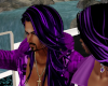 Purple Long Strand Hair