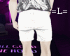 =L= White Shorts
