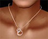 2 Hearts Necklace-RosGld