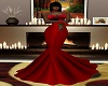 Red Fall Evening Gown