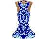 [V4b] Blue & White Dress