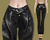 Black Faux Leather Pants