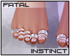 Nahoko Feet Rings/Nails