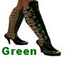 [Gel]Green wrap boots