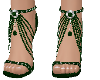 (V) green heels