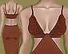 Brick Knit Cutout Dress