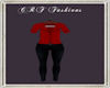 CF* Red & Black Casual