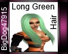 [BD] Long Green Hair