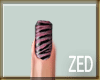 Z pink tiger Nails!