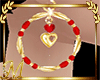 2H 2hearts thick Earring