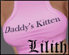 Daddy's Kitten Tank