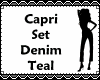 (IZ) Capri Denim Teal