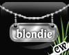 *Label* Niklace-Blondie