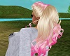 Long blond W/Pink