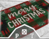 Christmas Plaid Doormat