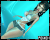 Girl Glowing Diva mesh head mami sport sexy swag