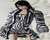 Animal Print Fur Coat