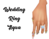 Wedding Ring Aqua