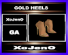 GOLD HEELS
