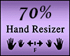 shrink hand %70