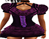 Wild Purple Goth Dress
