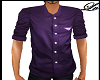 Casual Purple Mens Shirt