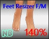 FOOT Scaler 140% 🦶