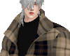 Brown Plaid Puffer
