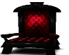 Red /Black pvc Throne
